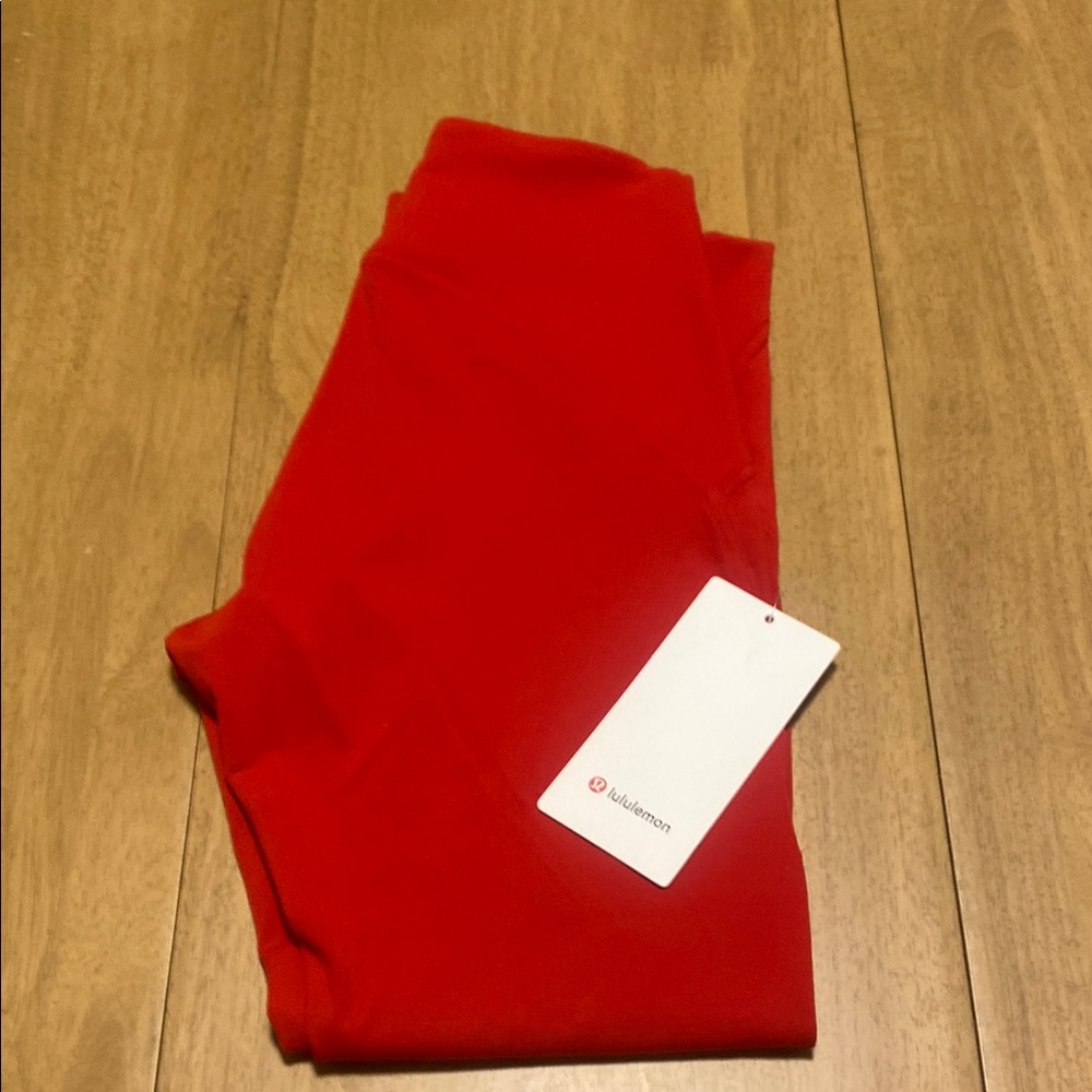 Lululemon Red Leggings